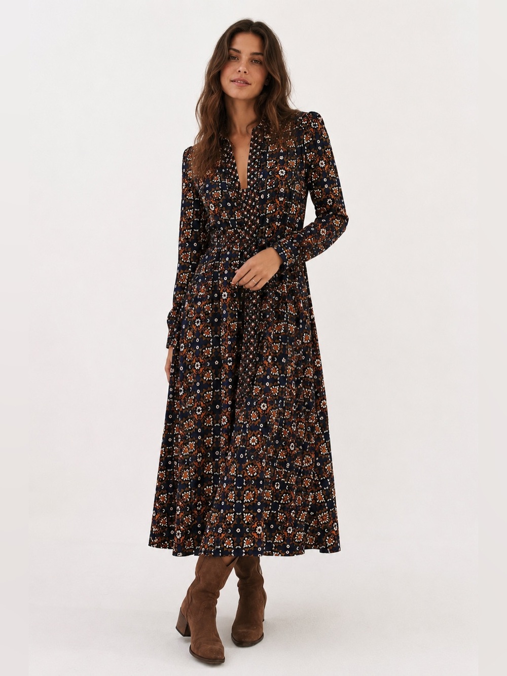 Boden Jersey midi shirt dress